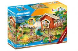 PLAYMOBIL FAMILY FUN - CABANE DANS LES ARBRES ET TOBOGGAN #71001